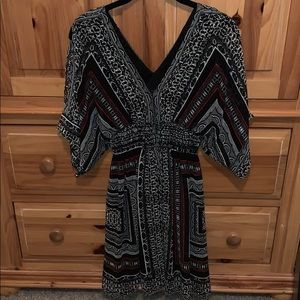 Flirty black and white patterned dress